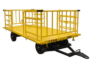 Open Airport Baggage Trailer