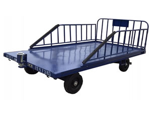 Open Airport Baggage Trailer