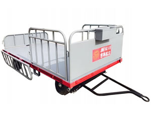 Open Airport Baggage Trailer