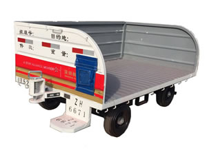 Open Airport Baggage Trailer